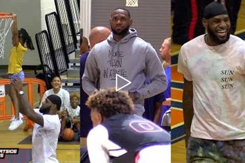 LeBron James is the AAU Father of the YEAR! Compilation of his BEST Moments!