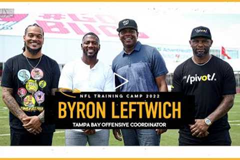 Tampa Bay Offensive Coordinator Byron Leftwich on Bucs Talent, Tom Brady & SB Wins | Pivot..