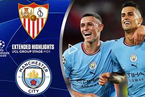 Sevilla vs. Man. City: Extended Highlights | UCL Group Stage MD 1 | CBS Sports Golazo