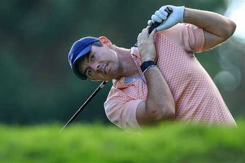 Rory McIlroy hooked his ball into the trees. Then the fun really began.