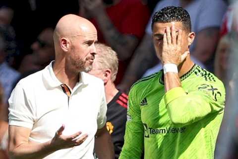 Man Utd boss Erik ten Hag apologises when asked Cristiano Ronaldo question in presser