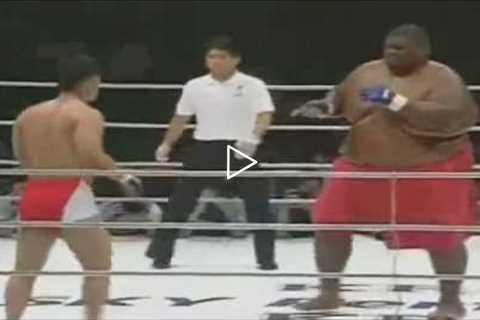 MMA Fighter 600lbs Sumo Vs 169lbs MMA UFC Fighter