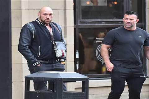 Tyson Fury spotted out and about in Manchester as boxing champion films secret scenes for Netflix..