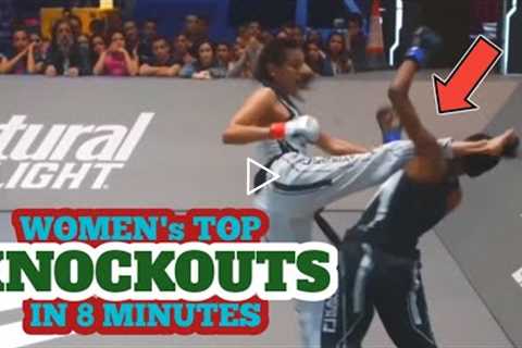 Women's Most Brutal Knockouts In 8 Minutes, HD