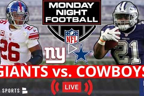 Cowboys vs. Giants Live Streaming Scoreboard, Play-By-Play, Highlights & Stats On MNF | NFL..