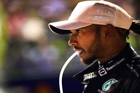 Lewis Hamilton has doctor’s note for nose stud and reveals piercing got INFECTED and he developed..