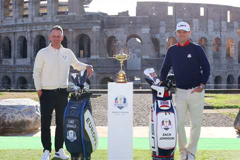 Luke Donald, Zach Johnson meet Pope Francis as part of Ryder Cup Year to Go festivities