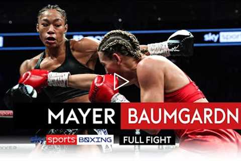 FULL FIGHT! Mikaela Mayer vs Alycia Baumgardner  Unification Title Fight
