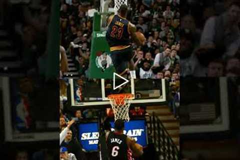 LeBron James IDENTICAL DUNKS👽 #shorts