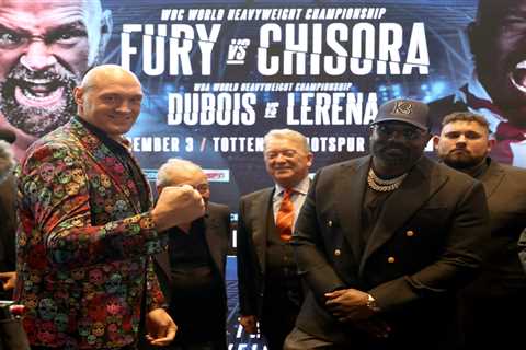 Boxing fans warned to wrap up warm for Tyson Fury vs Derek Chisora for freezing outdoor December..