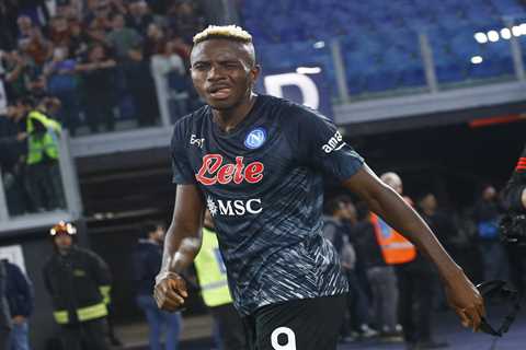 Chelsea scouts ‘impressed’ by Victor Osimhen performance against Roma but Napoli will demand £87m..