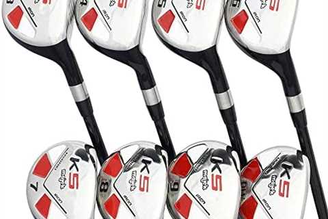 Senior Mens Majek Golf All Hybrid Complete Full Set which Includes #3 4 5 6 7 8 9 PW Senior Flex..