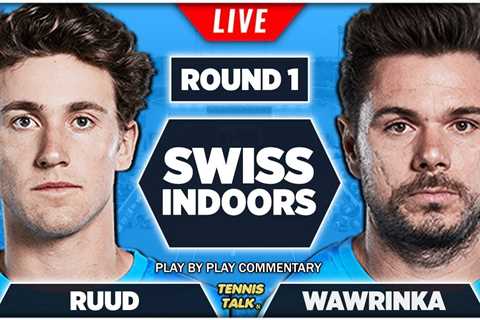 RUUD vs WAWRINKA | Swiss Indoors 2022 | Live Tennis Play-by-Play