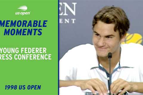18-Year-Old Roger Federer Press Conference | 1998 US Open