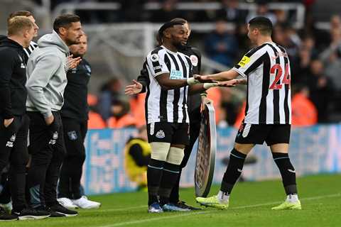 Fans baffled after Newcastle make SIX substitutions in crushing win over Aston Villa.. one more..