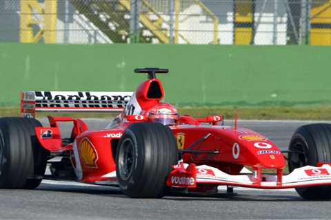 Michael Schumacher’s record-breaking Ferrari sells at auction for £13m and becomes most valuable..