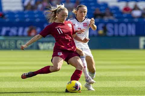 Everton heroine Toni Duggan makes history as she becomes first England footballer in the WSL to..