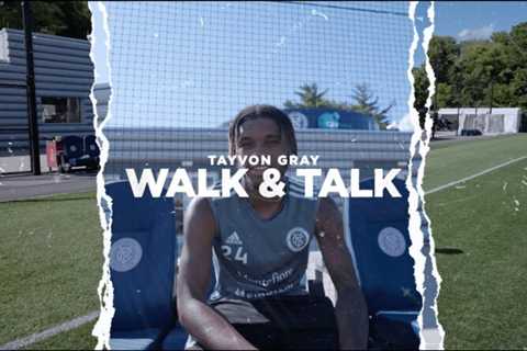 Tayvon Gray Re-Signs to NYCFC | Walk & Talk Interview