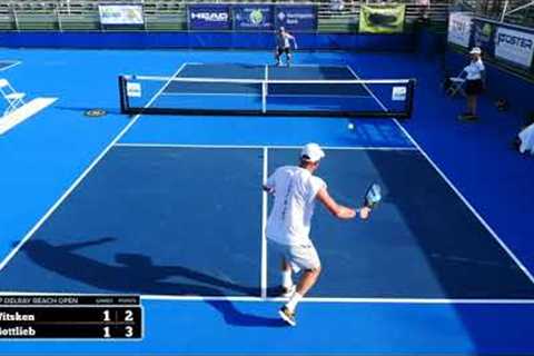 APP Delray Beach Pickleball Open Pro & Senior Pro Singles Grandstand Court 2