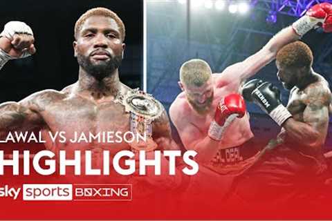 HIGHLIGHTS! Mikael Lawal wins the British Cruiserweight title against David Jamieson in thriller!