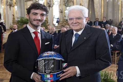 Italian President hosts MotoGP champions Bagnaia, Ducati