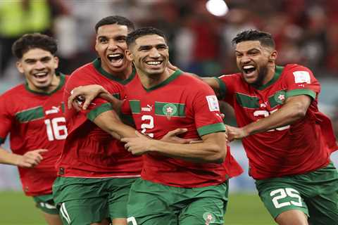 Little-known reason behind Morocco star Achraf Hakimi’s penguin celebration after World Cup penalty ..