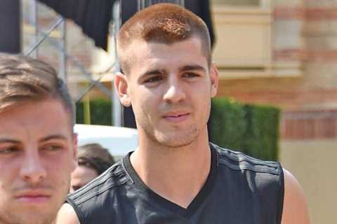 Man Utd target Alvaro Morata has already dyed his hair red ahead of potential transfer