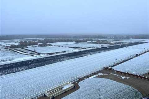 Ascot racing AXED with course unrecognisable covered in frost and snow as bosses say no chance of..