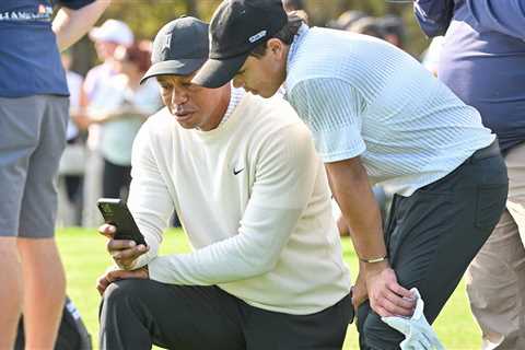 'How awesome is that?' Tiger Woods breaks down son Charlie's golf swing