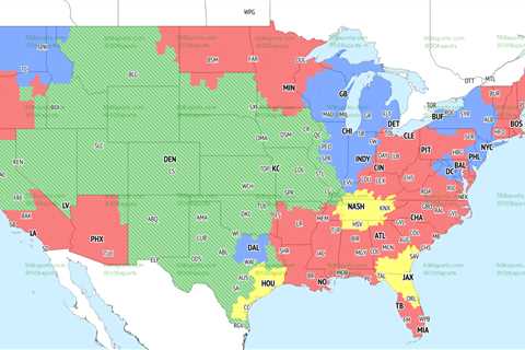 If you're in the blue, you'll get Giants vs. Colts on TV