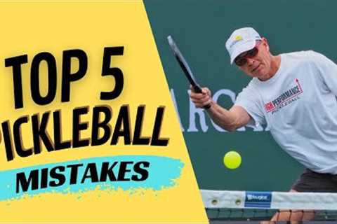 The Top 5 Pickleball Mistakes You Can Repair Overnight