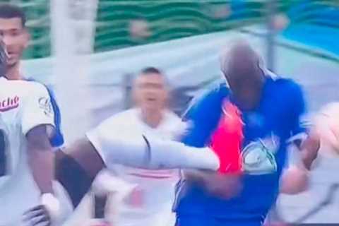 Eric Bailly sent off for horrendous high foot with opponent rushed to hospital