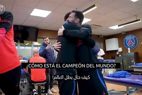Messi and Neymar embrace after the World Cup: Where is the world champion?
