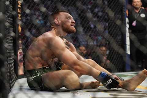 Conor McGregor shows off insane spinning kick on once broken leg as he gears up for massive summer..