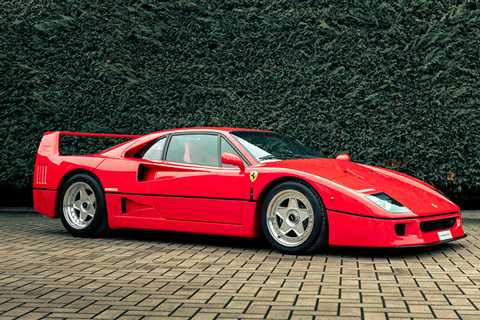 This Pristine Ferrari F40 Belonging to the CEO of the Mercedes-AMG F1 Team Is Now On Sale