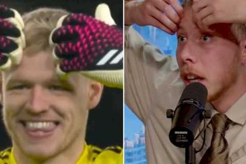 Aaron Ramsdale’s weird Arsenal celebration in Man Utd win was dare from YouTubers