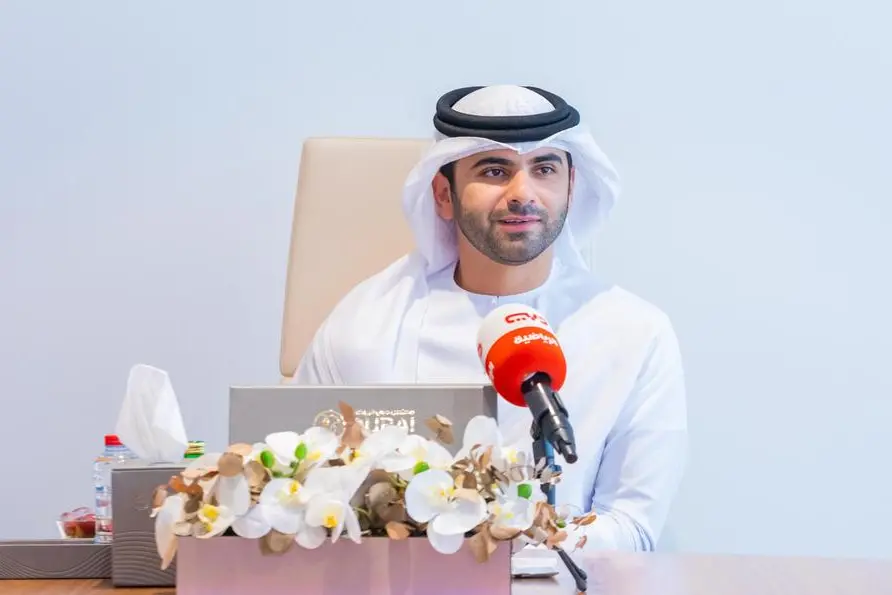 Mansoor bin Mohammed meets with CEO of FIFA World Cup Qatar 2022