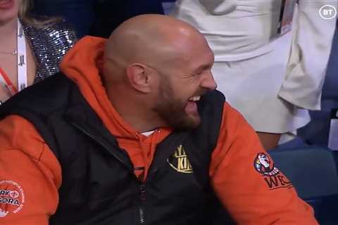 Jake Paul has Tyson Fury giggling as he warns he’ll have to disown brother Tommy when he’s ‘knocked ..