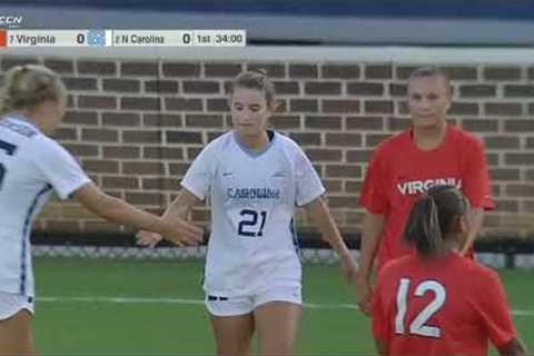 Virginia vs  North Carolina   | NCAA Women Soccer Sep 17,2022