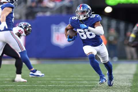 Giants had slowest wide receivers in the NFL in 2022