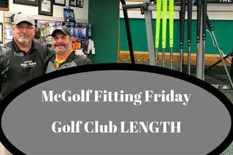 Golf Club Fitting - Length