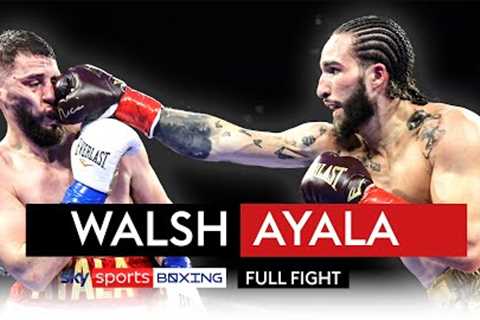 FULL FIGHT!  Nico Ali Walsh vs Eduardo Ayala!  Walsh DROPS Ayala 😤
