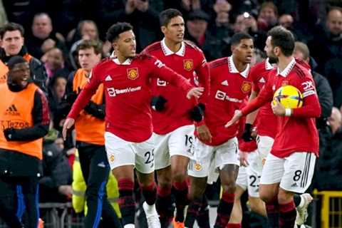 Man Utd 2-2 Leeds United: Sancho nets equaliser as Red Devils avoid shock defeat at Old Trafford