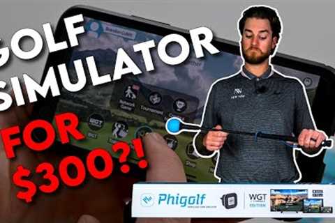 Golf Simulator For Home | Phigolf Review, Unboxing and Game Play | New Nine Golf Unboxing