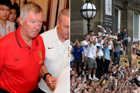 Sir Alex Ferguson left ‘frightened’ after Man Utd hotel was surrounded by Leeds fans