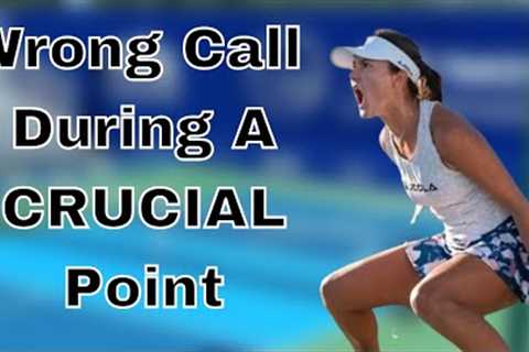 Wrong Pickleball Call During A CRUCIAL Point