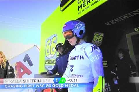 Mikaela Shiffrin - GOLD - Giant Slalom - RUN 2-FIS World Alpine Ski Championships Courchevel-Meribel