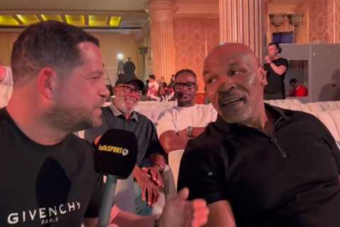Mike Tyson says people who don’t respect Jake Paul are ‘out of their minds’ as he hails..