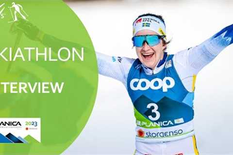 🥇 Ebba ANDERSSON | A dream come true | Planica 2023