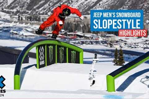 Jeep Men’s Snowboard Slopestyle: HIGHLIGHTS | X Games Aspen 2022